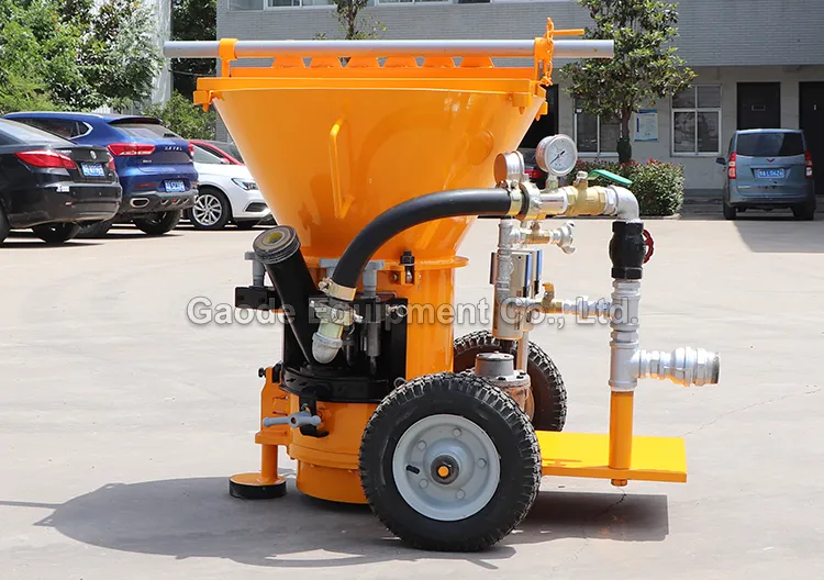 GAODETEC GZ-6AR/RD Refractory Gunning Machine With Bag Breaker & Agitator